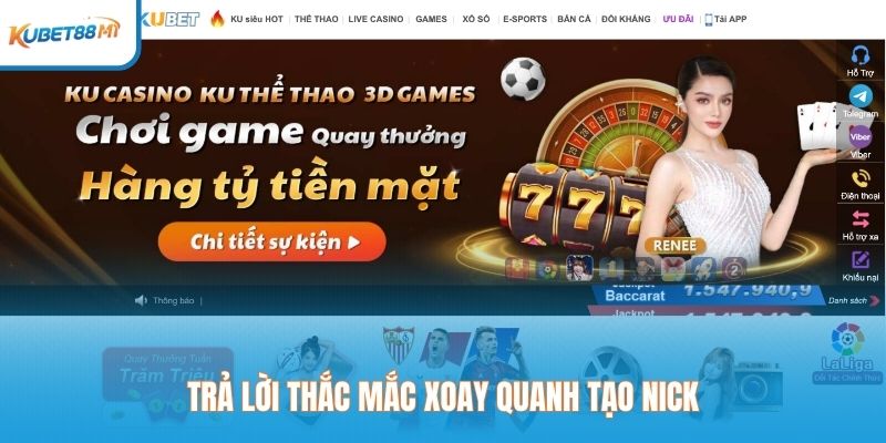 Trả lời thắc mắc xoay quanh tạo nick